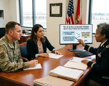 The 10/10 Rule in Military Divorce: What It Really Means for Your Benefits